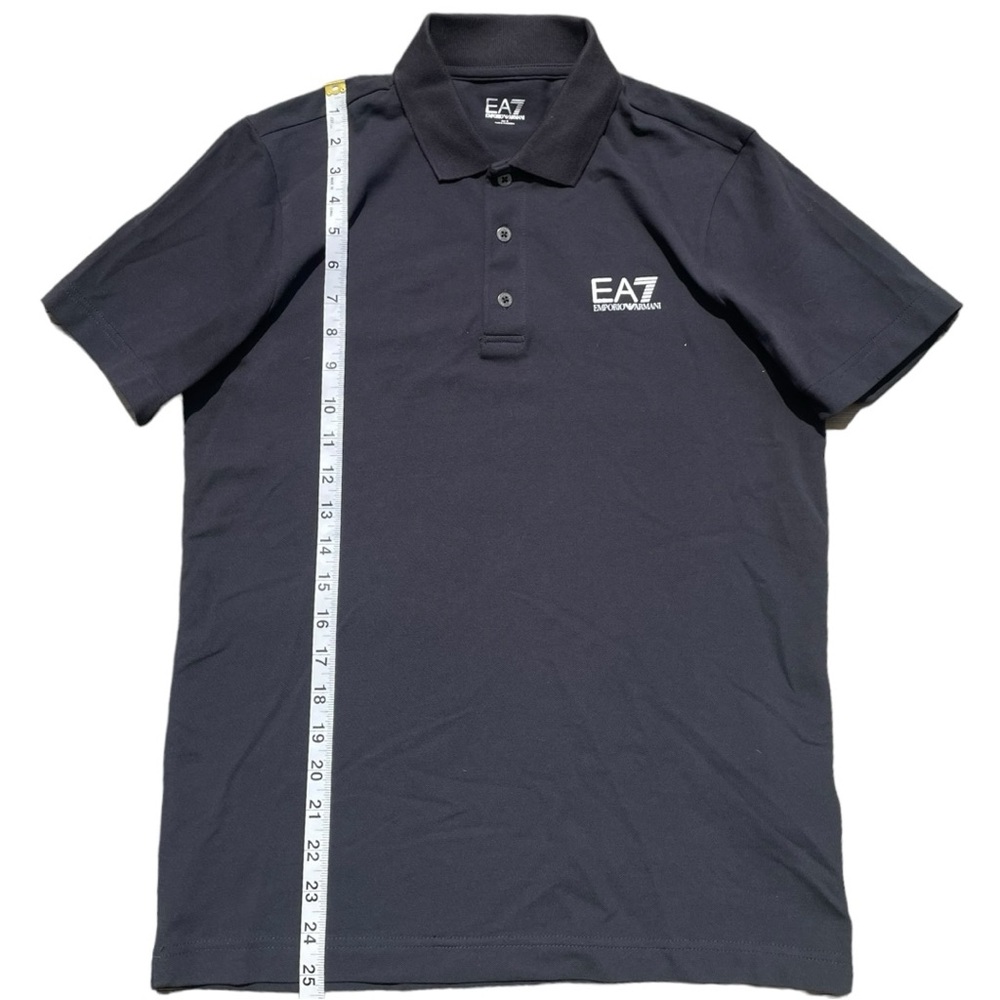 Black Emporio Armani Polo Shirt (S) - Picture 6 of 11